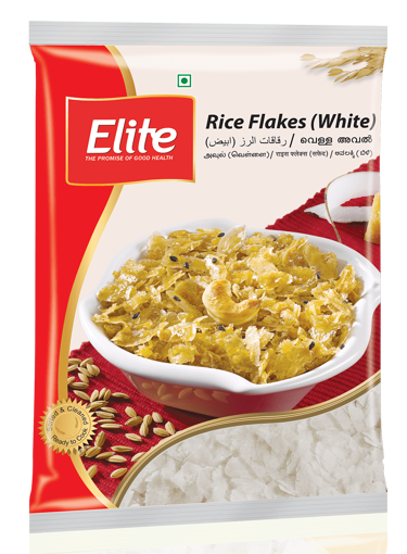 Picture of Elite White Rice Flakes (White Aval) -400gm