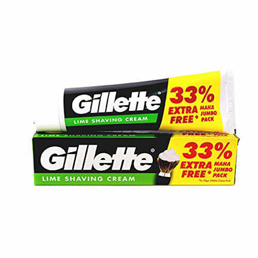 Picture of Gillette Lime Shaving Cream 93gm, Maha Jumbo Pack 33% Extra