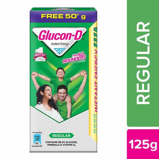 Picture of Glucon-D Plain, 75gm + Free 50gm