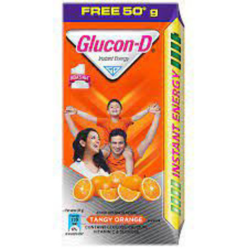 Picture of Glucon-D Tangy Orange, 75gm + 50gm Free