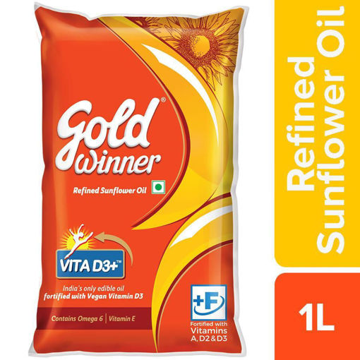 Picture of Gold Winner Refined Sunflower Oil 1 ltr
