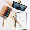 Picture of Grippen Pen with mobile holder & stylus- 5+1 pack