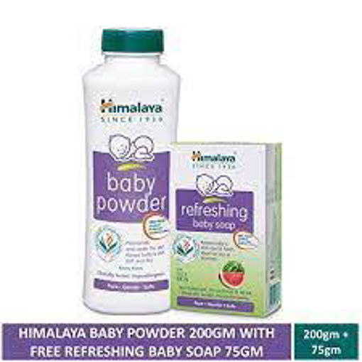 Picture of Himalaya Baby Powder, 200gm (Free Himalaya Baby Soap Free)