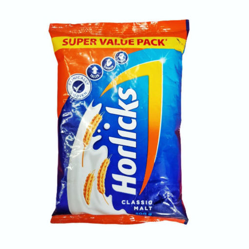 Picture of Horlicks Health & Nutrition Drink - 500 gm Pouch (Classic Malt)