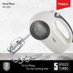 Picture of Impex HM-3303 150 Watt 5 Speed Turbo Hand Mixer with 2 Hooks & Beaters