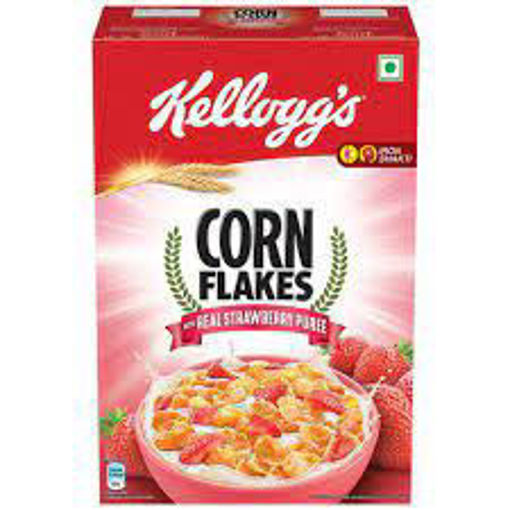 Picture of Kellogg's Corn Flakes, Real Strawberry Puree 300gm
