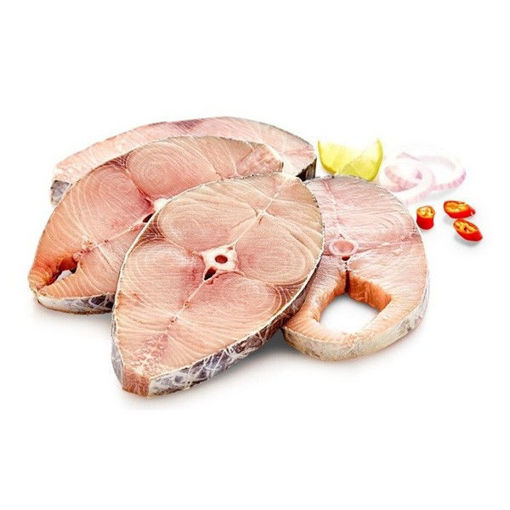 Picture of King Fish Fry Cut, 40-60 gms/ Piece, 18-20 Pieces Per Pack