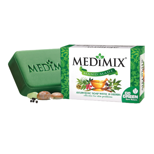 Picture of Medimix Hand Made Ayurvedic Soap With 18 Herbs, 125gm