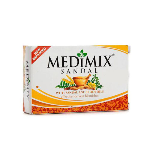 Picture of Medimix Sandal Soap With Sandal and Eladi Oils, 75gm