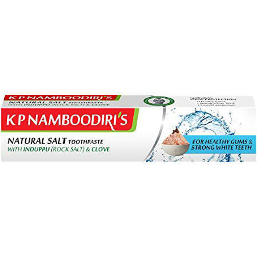Picture of K P Namboodiri's Natural Salt Toothpaste With Induppu (Rock Salt) & Clove  150 Gms