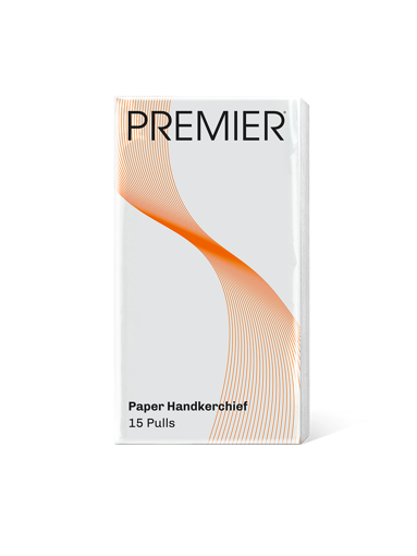 Picture of Premier Paper Handkerchief, 15 Pulls