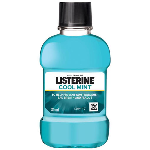 Picture of Listerine Mouthwash - Cool Mint, 80 ml