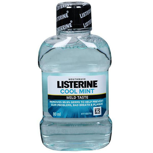 Picture of Listerine Mouthwash - Cool Mint Mild Taste, 80ml