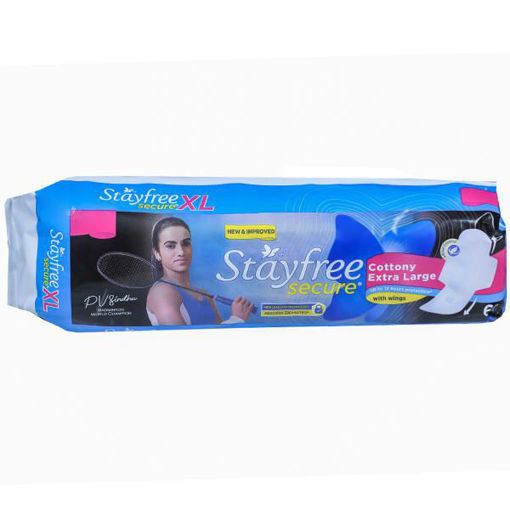 Picture of Stayfree Secure Cottony Extra Large Sanitinary Pads-6N