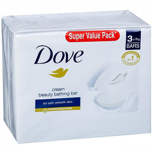 Picture of Dove Cream Beauty Bathing Soap, 3* 75gm