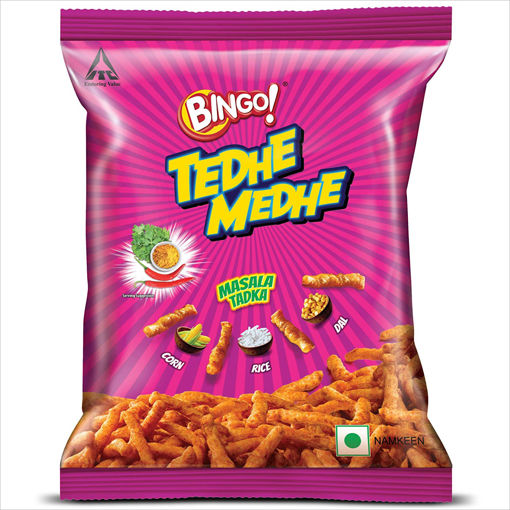 Picture of Bingo Tedhe Medhe, Masala Tadka, 22.5gm