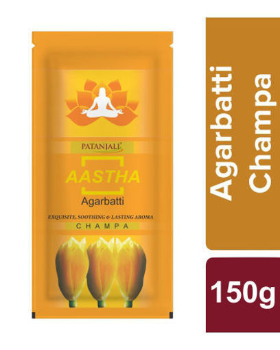 Picture of Patanjali Aastha Agarbatti CHAMPA 150 GM