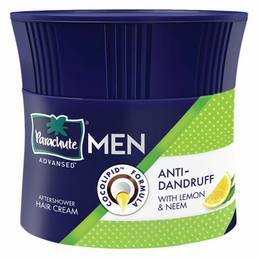 Picture of Parachute Advansed Men Hair Cream, Anti-Dandruff,With Lemon & Neem Oil for Dandruff-free Hair, 100 gm