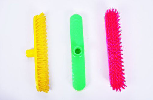 Picture of Hard Bressel Brush for Floor Cleaning With Stick