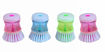 Picture of Plastic Wash Basin Brush Cleaner with Liquid Soap Dispenser