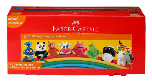 Picture of Faber-Castell Modelling Dough - Pack of 6 (Assorted)