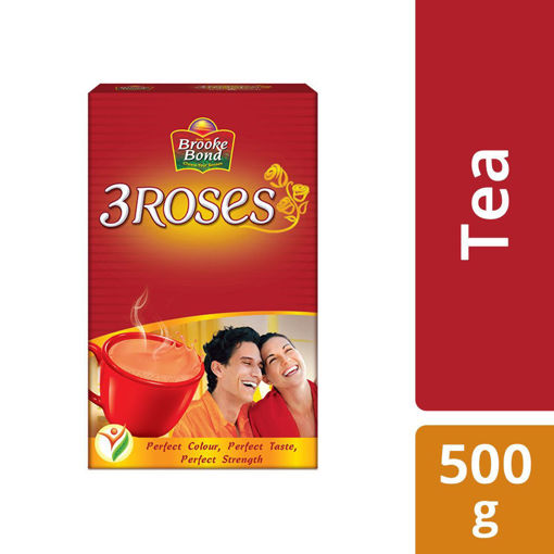 Picture of Brooke Bond 3 Roses Dust Tea, 500gm