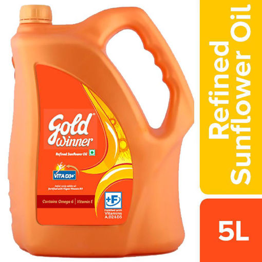 Picture of Gold Winner Sunflower Oil, 5 L