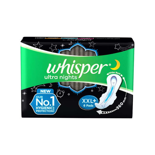 Picture of Whisper Ultra Night Sanitary Pads XXl Plus - 6 Pads