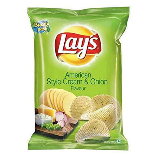 Picture of Lays Potato Chips American Style Cream & Onion, 78gm