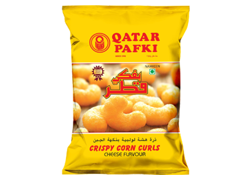 Picture of Qatar Pafki Crispy Corn Curls / Cheese Flavour, 21gm