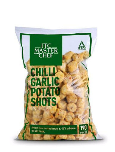 Picture of ITC Chilli Garlic Potato Shots, 500gm/55Pcs
