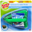 Picture of Scotch-Brite Bathroom Brush with abrasive scrubber for superior tile cleaning (Green) with Free Dranex Drain Cleaner Worth Rs. 25