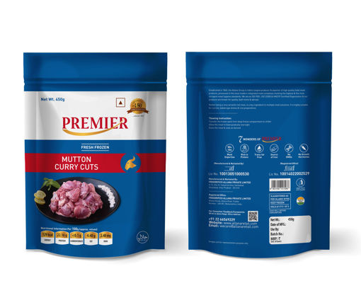 Picture of Premier Mutton Curry Cut, 450gm