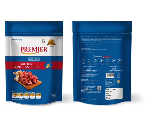 Picture of Premier Mutton Boneless, 450gm